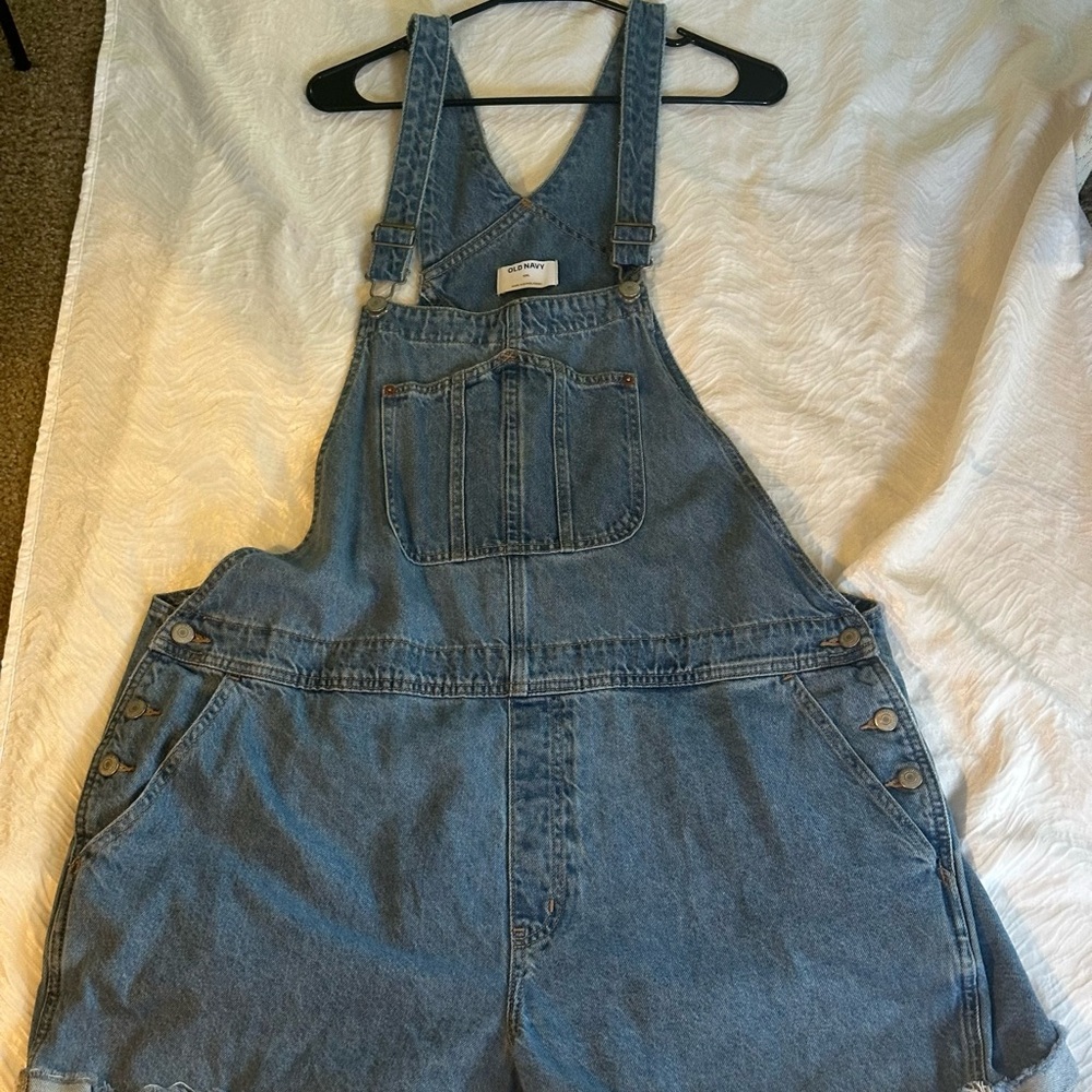 Old Navy Blue Denim Overalls